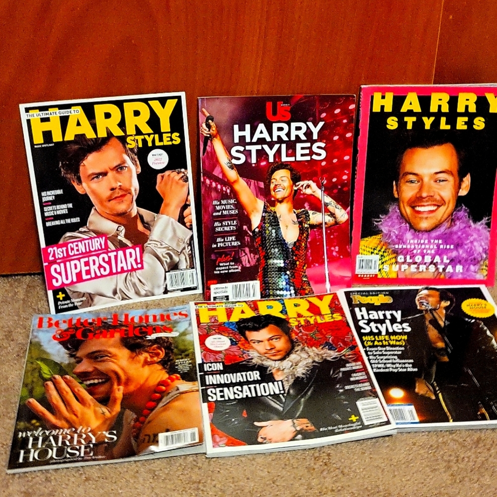 6 Harry Styles magazines 1D New